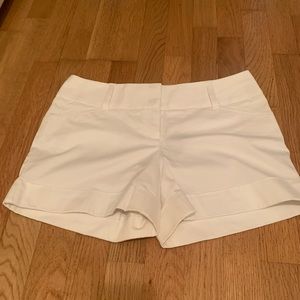Express white shorts